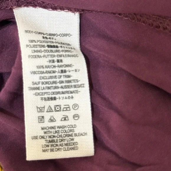 Not For Sale Free People Women Dress Purple S Morning Light Floral Mini Polka - Picture 10 of 11